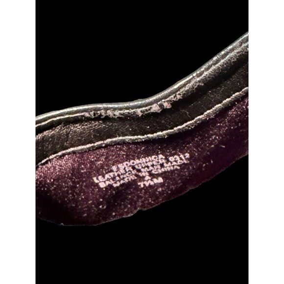 Easy Spirit Woman’s Comfort Esdonnica Black Smooth Leather Mules 7 1/2 M - Picture 10 of 13